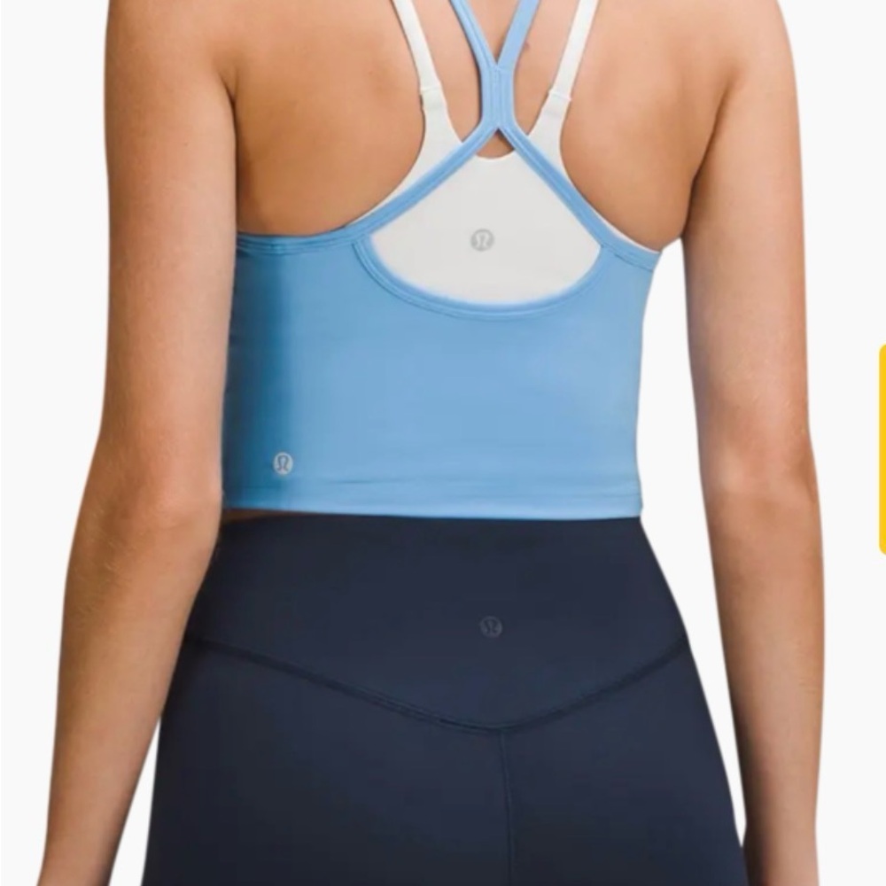lululemon athletica Women's wunder train high neck cross-back tank top